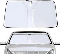 USJEKZI66 Parasol Coche Delantero para Skoda KAMIQ, Sombrilla Paraguas Plegable del Coche para Lunas Delanteras,Protector UV para Coche autopartes,Silver