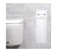 Usknxiu Estante Empotrado Mural Acero INOX 304, Organizador Baño Parede, Portarrollos Papel Higiénico y Accesorios, Diseño Moderno Sin Costuras, Fácil Instalación Nicho Pared, Ahorra Espacio Hogar