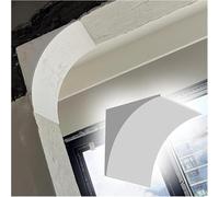 Usknxiu Paquete de 2 Kits de Arco Redondeado para Puertas: moldura Curva de Paneles de Yeso Drywall para decoración de Esquinas de Puertas Interiores Proyecto de Bricolaje,35x35x35cm/13.8x13.8x13.8