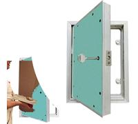 Usknxiu Puerta de Panel de Acceso esmaltable para plomeros, Panel de Servicio con Marco de Aluminio Resistente al Fuego, Puerta de inspección para Espacios de Acceso y trampilla de par