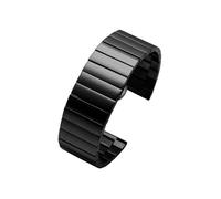 UsmAsk Ajuste for correa DIESEL Metal Acero inoxidable Hombres Correa de reloj DZ7395 4476 4496 Cadena de reloj de esfera grande mate 22 m 24 mm 26 mm 28 mm 30 mm Bandas(E Black,24mm)