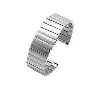 UsmAsk Ajuste for correa DIESEL Metal Acero inoxidable Hombres Correa de reloj DZ7395 4476 4496 Cadena de reloj de esfera grande mate 22 m 24 mm 26 mm 28 mm 30 mm Bandas(E silver,22mm)