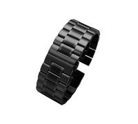 UsmAsk Ajuste for correa DIESEL Metal Acero inoxidable Hombres Correa de reloj DZ7395 4476 4496 Cadena de reloj de esfera grande mate 22 m 24 mm 26 mm 28 mm 30 mm Bandas(F Black,22mm)