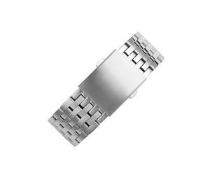 UsmAsk Ajuste for correa DIESEL Metal Acero inoxidable Hombres Correa de reloj DZ7395 4476 4496 Cadena de reloj de esfera grande mate 22 m 24 mm 26 mm 28 mm 30 mm Bandas(C silver,22mm)