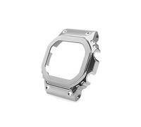 UsmAsk Ajuste for DW5600-5610 /GMWB5000 Kit de modificación Caja de metal Correa apta for GWM 56100/DW 5035 Reemplazo de reloj de pulsera de acero inoxidable(Silver case,NO INSCRIPTION_5610 SERIES)