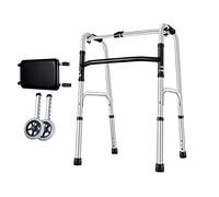 UsmAsk Bastidor para Caminar, Ayuda para Caminar Plegable y Liviana de Aluminio, Altura Ajustable, bastón para Personas Mayores para discapacitados, Personas Mayores (tamaño: A) Anhelan (F)