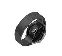 UsmAsk Correa con extremo curvo sin espacios for Huawei Watch GT4, banda de acero inoxidable de 46mm y 22mm, pulsera de ajuste rápido for hombre (Color : Black Tool, Size : For HUAWEI GT4 46MM)