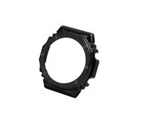 UsmAsk Correa de caja apta for CasiOak, correa de Metal apta for G-SHOCK GA-2100 Mod Kit GA-2110, cadena de reloj de acero inoxidable modificada, correa de reloj de 16mm(Black watch case,GA-2100)