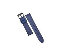 UsmAsk Correa de cuero Fluororubber, correa híbrida FKM de 20mm y 22mm, pulsera de liberación rápida for reloj de buceo for hombre (Color : Blue-Blue 2, Size : 20mm)