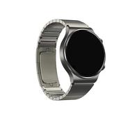 UsmAsk Correa de metal de 22 mm for Huawei Watch 3 / GT2 Pro/Honor GS Pro Fit for Samsung Galaxy Watch 3 Pulsera de acero inoxidable for Amazfit GTR Band(Gray,22mm universal)