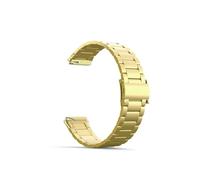 UsmAsk Correa de muñeca de Metal apta for Huawei Watch Band 7, pulsera de acero inoxidable, correas de reloj aptas for Huawei Band 7 Pro, accesorios(Gold)