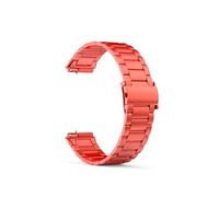 UsmAsk Correa de muñeca de Metal apta for Huawei Watch Band 7, pulsera de acero inoxidable, correas de reloj aptas for Huawei Band 7 Pro, accesorios(Red)
