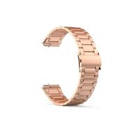 UsmAsk Correa de muñeca de Metal apta for Huawei Watch Band 7, pulsera de acero inoxidable, correas de reloj aptas for Huawei Band 7 Pro, accesorios(Rose gold)