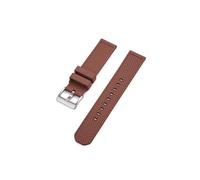 UsmAsk Correa de reloj de grado FPM/FKM, correas de reloj de caucho fluorado de 18mm, 20mm y 22mm, liberación rápida for relojes inteligentes de cada marca (Color : Brown, Size : 18mm)