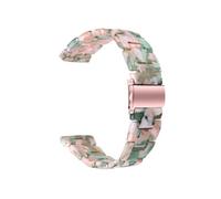 UsmAsk Correa de reloj de resina de 20mm y 22mm compatible con for Huami/Amazfit GTS 2 3 2e 2mini GTR 2e Pro, pulsera con lazo de cinta for Bip SU Lite GTR 42 47mm (Color : E, Size : 20mm)