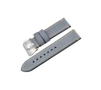 UsmAsk Correa de reloj vintage hecha a mano de piel auténtica, correas de reloj de 20, 22, 24mm y 26mm, accesorios de correa de reloj for hombre y mujer, color negro y marrón (Color : E, Size : 26mm)