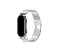 UsmAsk Correas aptas for Mi Band 5 6 7 Pulsera de metal aptas for Xiaomi Mi Band 4 3 Correas Pulseras Pulsera aptas for Mi Band 6 Correas Miband Gobal Version(AXN Silve,For Mi Band 3 4)