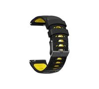 UsmAsk Correas de correa de reloj de 22mm aptas for pulsera HAYLOU Watch R8 aptas for pulsera HAYLOU Watch R8 (Color : Black Yellow, Size : HAYLOU Watch R8)