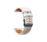 UsmAsk Correas de correa de reloj de 22mm aptas for pulsera HAYLOU Watch R8 aptas for pulsera HAYLOU Watch R8 (Color : White Orange, Size : HAYLOU Watch R8)
