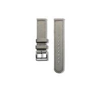 UsmAsk Correas de reloj de nailon, velocidad de movimiento de liberación rápida, correas de muñeca secas y hebilla cepillada resistente, 18mm, 20mm, 22mm y 24mm (Color : HB108GRY, Size : 18mm)