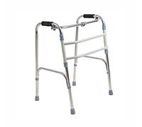 UsmAsk Lightweight Comfy Grip, Stainless Steel Stability Folding Walking Frame For Elderly Yearn for
