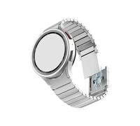 UsmAsk Pulsera de Color titanio apta for Samsung Galaxy Watch 6/5/4 40 44MM apta for Classic 43mm 47mm 42 46mm 5 Pro 45mm sin espacios (Color : Silver-Tool, Size : Galaxy watch 4 40mm)