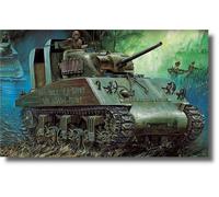 Usmc M4A2 (75) Teatro Del Pacífico Tanque 1:35 Kit De Modelo De Plástico ACADEMY