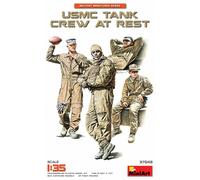 Usmc Tank Crew En Descanso 1:35 Kit De Modelo De Plástico MINIART