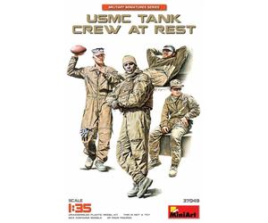 Usmc Tank Crew En Descanso 1:35 Kit De Modelo De Plástico MINIART