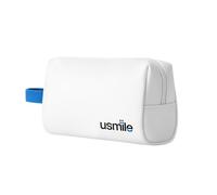 Usmile Neceser de viaje para cepillo dental eléctrico y irrigador bucal - Kit Dopp resistente al agua hecho de cuero PU, para colgar, ideal para viajes, escuela, gimnasio