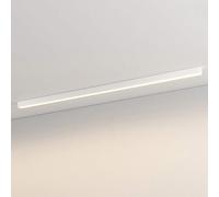USMJQVZ Accesorio de iluminación de Techo LED Lineal de Metal Blanco, lámpara de Techo empotrada Negra para Comedor, Sala de Estar y Cocina