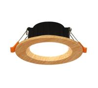 USMJQVZ Iluminación Empotrada de Color Madera, Downlight LED de Aluminio 5W-7W para Pasillo y Sala de Estar, Kit de Techo Empotrable