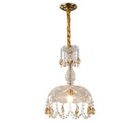 USMJQVZ Lámpara Colgante de Cristal para Isla de Cocina, Moderna lámpara Colgante de Cristal, lámpara Colgante con Cable Ajustable para Cocina, Comedor, Dormitorio, Pasillo o Isla.