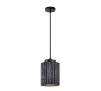 USMJQVZ Lámpara Colgante WABI Sabi de travertino Negro, Mini lámpara Colgante de Piedra de Cueva de Estilo nórdico japonés de 12 cm, lámpara de Techo Mini Moderna Tipo araña para Dormitorio,