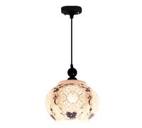 USMJQVZ Lámparas Colgantes De Cerámica Hueca, De Porcelana Hueca Azul Y Blanca, para Isla De Cocina, Lámparas De Araña, Lámparas Colgantes para Isla De Cocina, Dormitorio, Comedor, Cafetería.