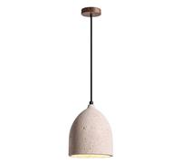 USMJQVZ Mini lámparas Colgantes de travertino Natural para Isla de Cocina, lámpara Colgante de Piedra de Cueva Ajustable de 15 cm para Pasillo de Entrada, lámpara de araña Decorativa para Mesa