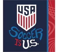 USMNT World Cup 2026 US Men's Soccer - Servilletas de papel multicolor, 16,5 cm, 16 unidades