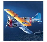 Usn F3F-2 Vf-6 Fighting Six 1:48 Kit De Modelo De Plástico ACADEMY