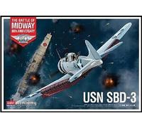 USN SBD-3 Batalla De Midway 1:48 Kit De Modelo De Plástico ACADEMY