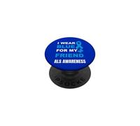 Uso Azul para MI Amigo ALS Conciencia PopSockets PopGrip Adhesivo