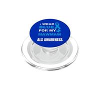 Uso Azul para MI Conciencia DE Mawmaw ALS PopSockets PopGrip para MagSafe
