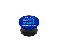 Uso Azul para MI MAMÁ ALS Conciencia PopSockets PopGrip Adhesivo