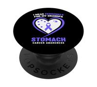 Uso bígaro para la Conciencia del cáncer de estómago de mi Abuelo PopSockets PopGrip Adhesivo