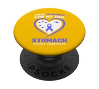 Uso bígaro para la Conciencia del cáncer de estómago de mi papá PopSockets PopGrip Adhesivo