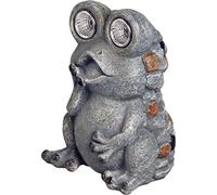 Uso de la rana de piedra ornamental del LED solar en jardín, césped, caminos, macizos de flores, fronteras para la decoración y atmósfera IP44