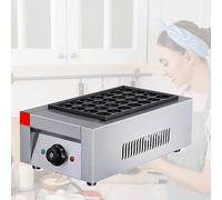 Uso Doméstico Y Comercial Waflera Profesional De 2000 W, Placa De Acero Inoxidable Antiadherente, Control De Temperatura, Diseño Compacto Y Resistente, Ideal Para Uso Comercial(Single)