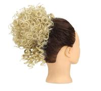 Uso en mujeres Extensión de moño desordenado for mujer, extensión de cabello sintético rizado con cordón elástico Para el cabello(24-613)