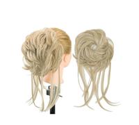 Uso en mujeres Pieza de moño de pelo desordenado, coleteros largos Updo, extensión de cola de caballo, postizos ondulados, diadema de moño Para el cabello(Dirty Blonde)