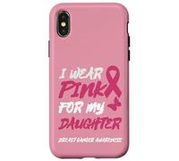 Uso Rosa para LA Conciencia del CÁNCER DE Mama DE MI Hija Carcasa para iPhone X/XS