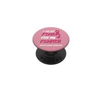 Uso Rosa para MI Conciencia del CÁNCER DE Mama PopSockets PopGrip Adhesivo